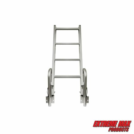 Extreme Max Extreme Max 3005.4227 Slanted Flip-Up Dock Ladder - 4-Step 3005.4227